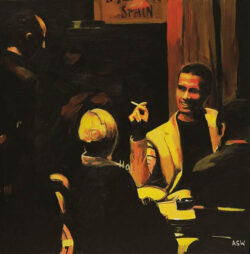 Painting of a Spanish Tapas Bar