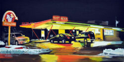 Painting of Gas Station – Americana 4
