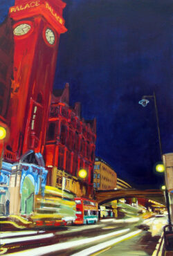 Painting of the Palace Theatre, Manchester