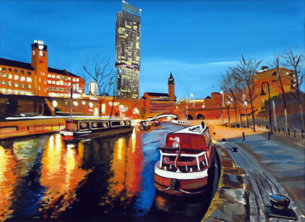 Painting of the Rochdale Canal