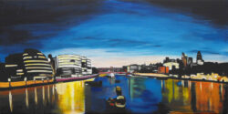 Painting of the Thames, London