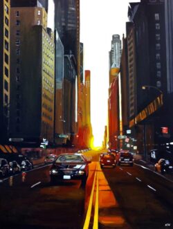 Painting of New York by Angela Wakefield