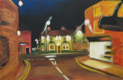 Painting of Whalley, Lancashire