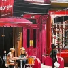 New York City Cafe Borgia with Female Figures - Image 14