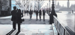 Painting of London, Victoria Embankment II
