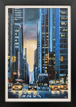 Painting of Radio City, New York