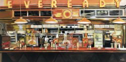 American Diner Painting by Angela Wakefield