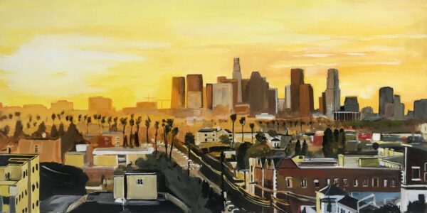 Painting of Los Angeles by Angela Wakefield