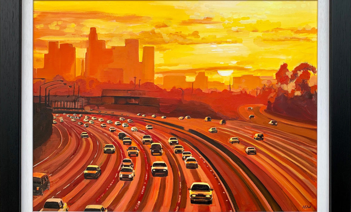 Los Angeles Sunset by Angela Wakefield