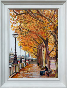 Angela Wakefield - Original Paintings of London Victoria Embankment