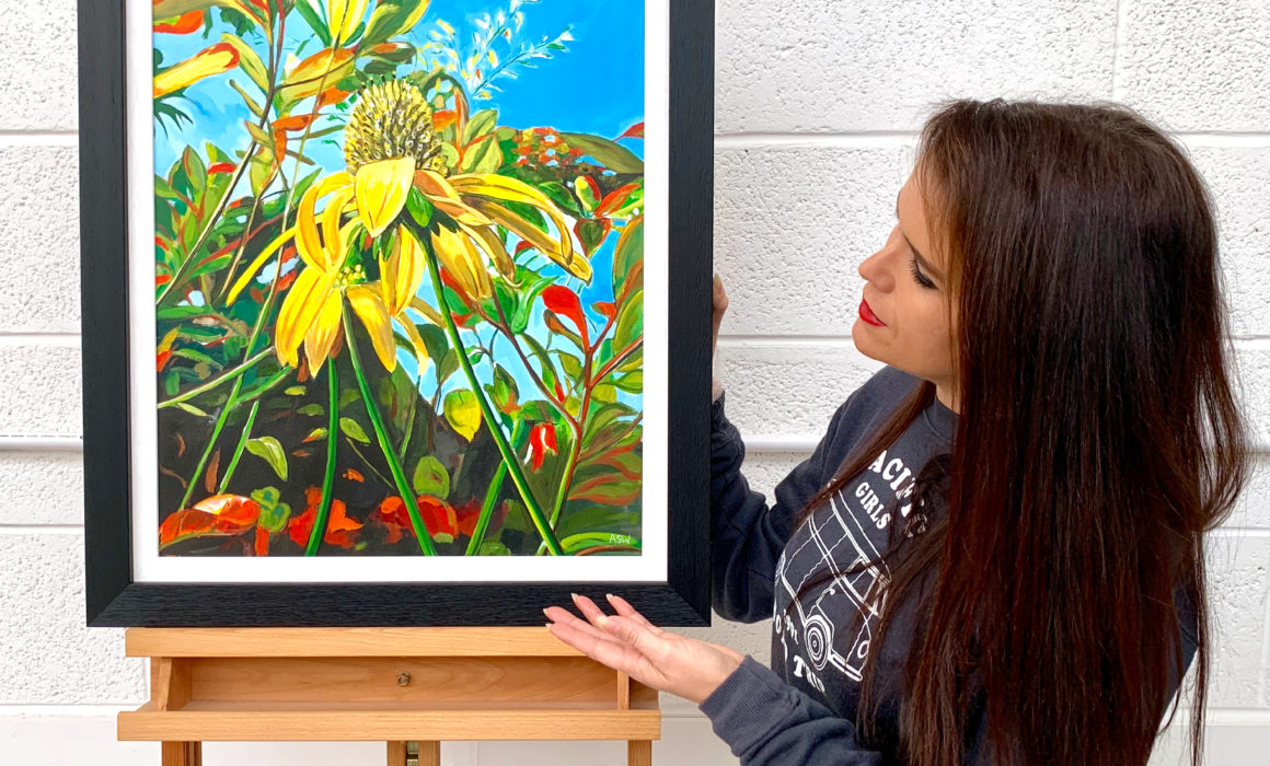 Paintings of Flowers by British Artist Angela Wakefield