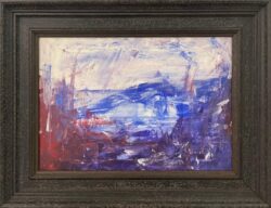 Blue Mountain Abstract Expressionist Painting