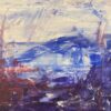 Blue Mountain Abstract Expressionist Painting - Image 2
