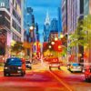 Painting of the Chrysler Building New York City - Image 2