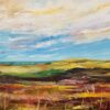 Colourful Abstract Landscape Painting of the English Countryside - Image 2