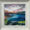 Colourful Expressive Abstract River Bank Lakeside Landscape Scene - Image 2