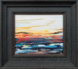 Colourful Abstract Seascape Sunset Study