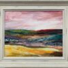Colourful English Moor Landscape with Pink Sky - Image 2