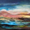Colourful Expressive Abstract Mountain Landscape - Image 2