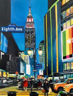Empire State Building Eighth Avenue New York City
