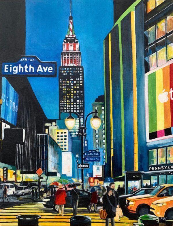 Empire State Building Eighth Avenue New York City