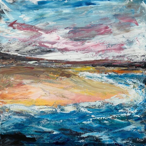Expressive Abstract English Shoreline Seascape