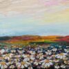 Wild Daisy Flowers English Countryside Landscape Painting - Image 2