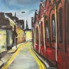 Atmospheric Painting of Street in Whitechapel London City - Image 10
