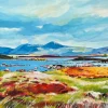 Colourful Abstract Landscape Painting of Scottish Highlands - Image 10