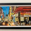 Paris Café with Eiffel Tower France Painting - Image 4