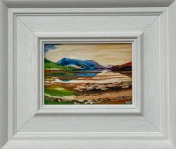 Miniature Landscape Study of Scottish Highlands