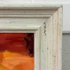 Warm Red & Yellow Abstract Landscape Painting - Image 5