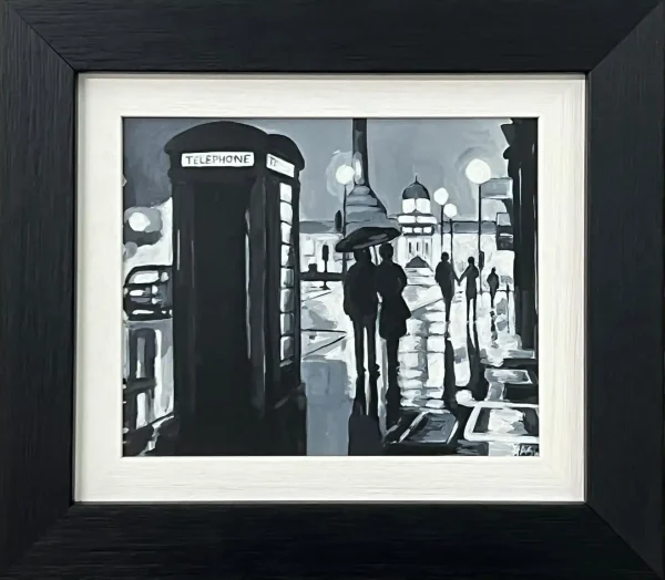 Miniature Painting of Trafalgar Square London