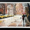Female Figure in New York City in Fall - Image 2