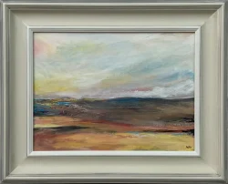 Impressionist Abstract Landscape of English Moorland