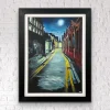 Atmospheric Painting of Street in Whitechapel London City - Image 2