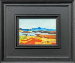 Miniature Landscape Study of Scottish Highlands