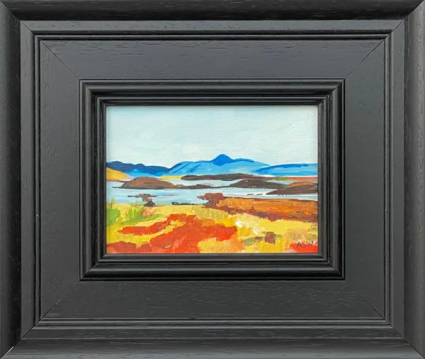 Miniature Landscape Study of Scottish Highlands