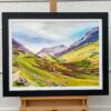 Colourful Abstract Landscape Painting of Scottish Highlands Contemporary Artist - Image 8