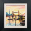 Miniature Painting of Shard & Tower Bridge London - Image 2