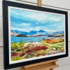 Colourful Abstract Landscape Painting of Scottish Highlands - Image 3