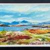 Colourful Abstract Landscape Painting of Scottish Highlands - Image 2