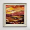 Warm Red & Yellow Abstract Landscape Painting - Image 19