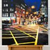 New Cross London City Street Scene at Night - Image 3