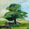 Expressive Impasto Landscape Painting of Oak Tree - Image 6