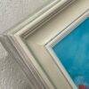 Abstract Landscape Art with Red & Pink Flowers on an Abstract Blue Background - Image 9