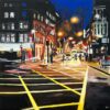 New Cross London City Street Scene at Night - Image 4