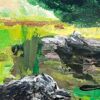 Expressive Impasto Landscape Painting of Oak Tree - Image 9