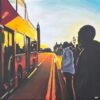Westminster Sunset in London with Open Top Bus - Image 2