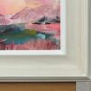 Pink & Turquoise Abstract Expressionist Painting - Image 5